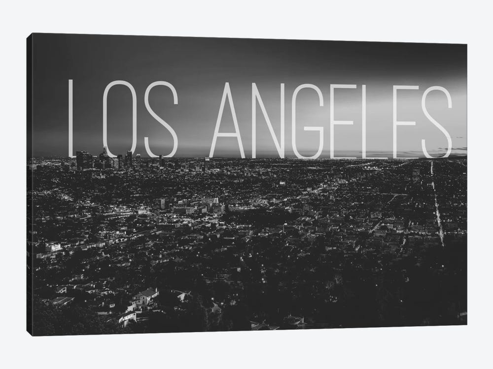 B/W L.A. by 5by5collective 1-piece Canvas Art