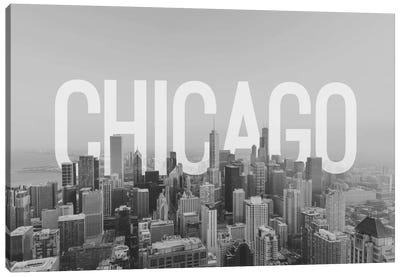 B/W Chicago Canvas Art Print - 5by5 Collective