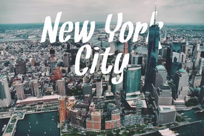 New York by 5by5collective art print