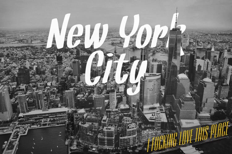 B/W New York Love