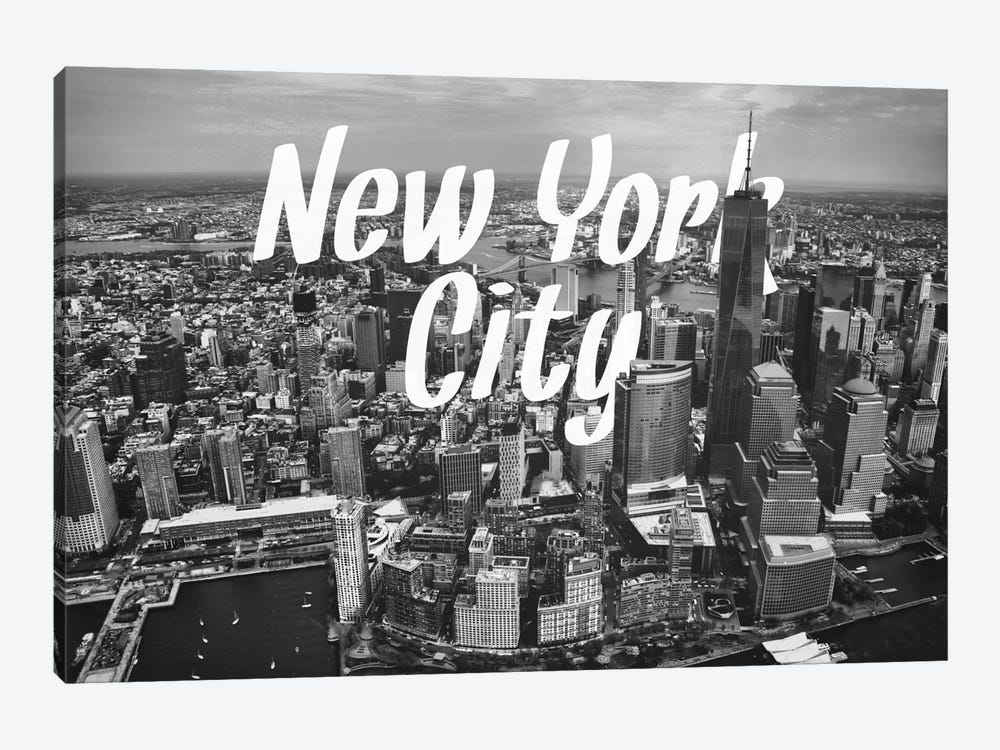 B/W New York by 5by5collective 1-piece Canvas Art Print