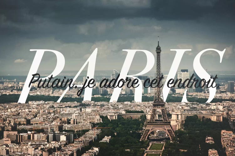 Paris Love by 5by5collective wall art