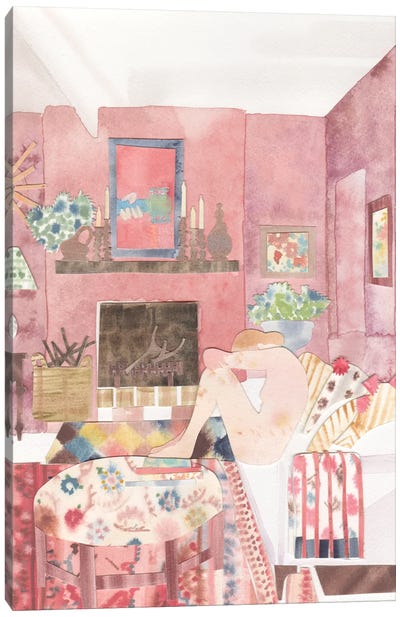 Lisa's Room Canvas Art Print - Claire Wilson