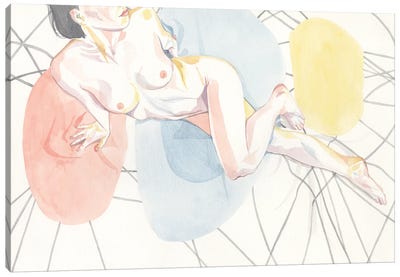 Ume Canvas Art Print - Subdued Nudes