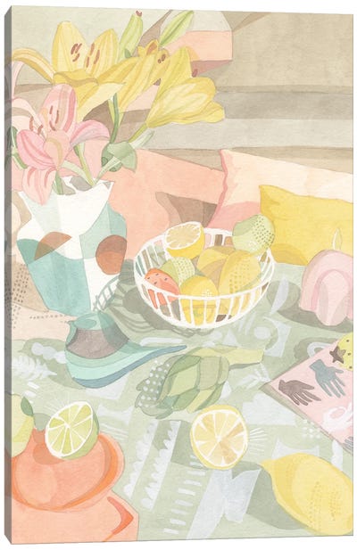 Still I Canvas Art Print - Lemon & Lime Art