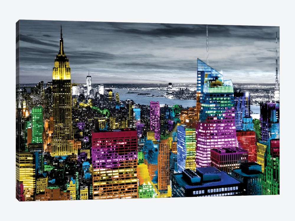 NYC In Living Color I by Carly Ames 1-piece Art Print