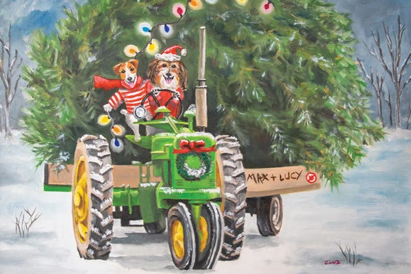 Carol Luz: Max And Lucy's Tree Farm by Carol Luz