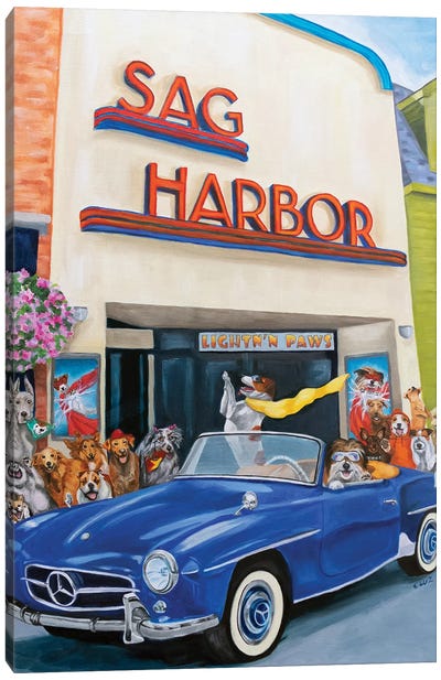Movie Premiere Canvas Art Print - Terriers