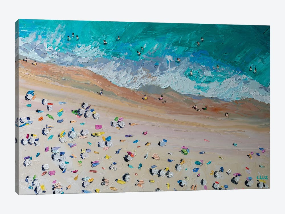 Beach by Carol Luz 1-piece Canvas Art Print