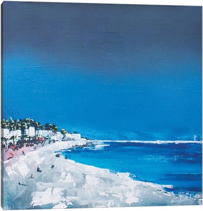 Raubà Capeù Canvas Art Print - Blue Abstract Art