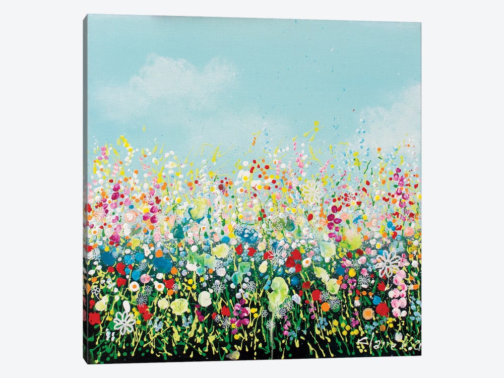 Graffiti's Meadow by Claire Morand 1-piece Canvas Art