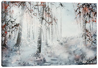 Pour Ginette Canvas Art Print - Aspen Tree Art