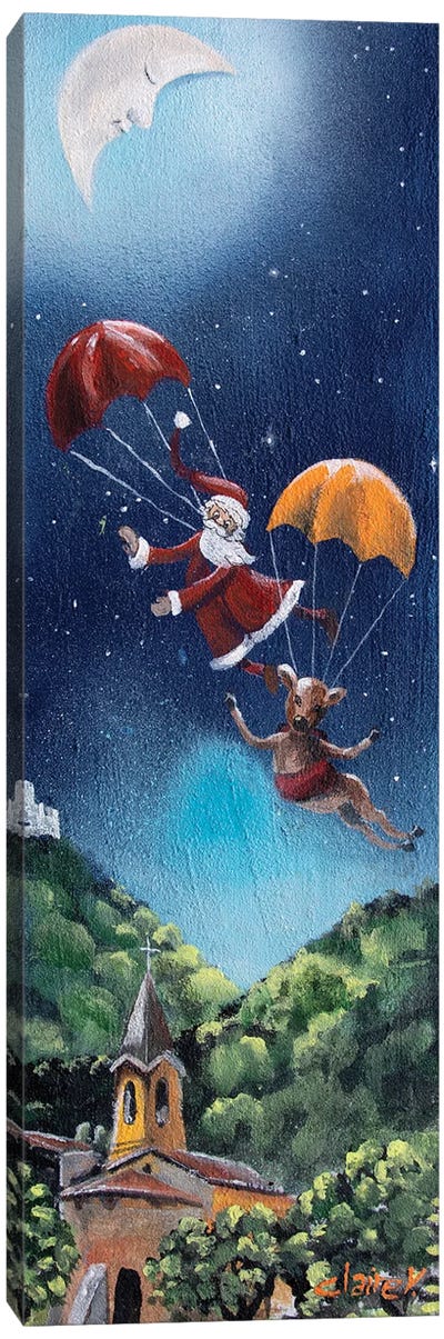 Merry Xmas Canvas Art Print - Claire Morand