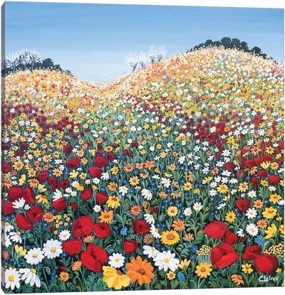 A Floral Symphony Canvas Art Print - Claire Morand