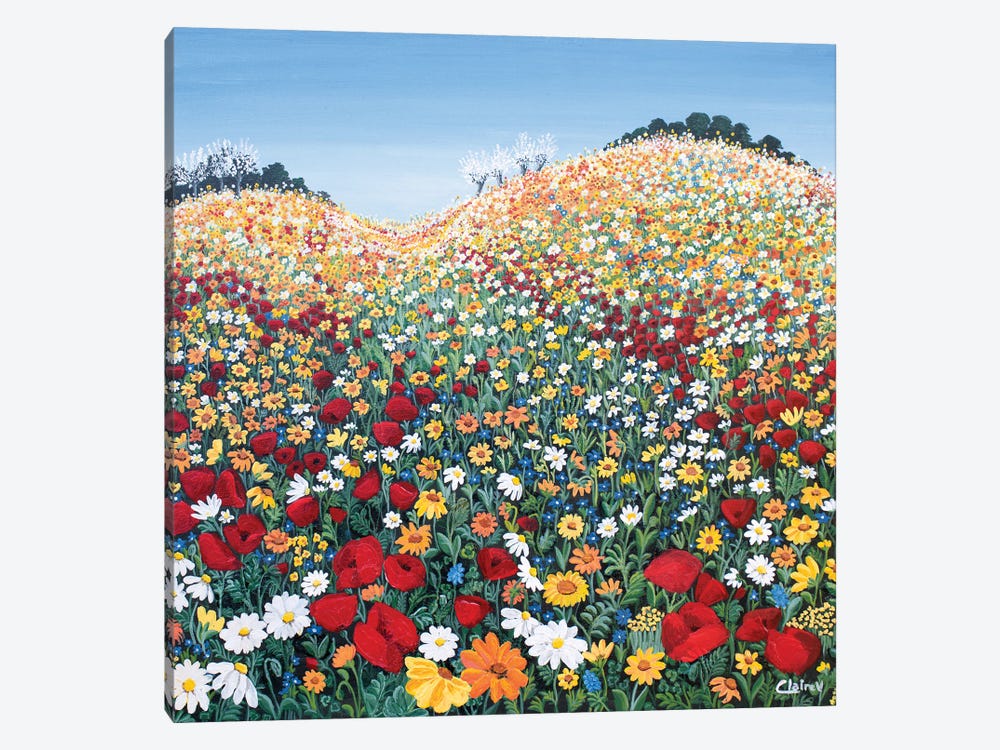 A Floral Symphony by Claire Morand 1-piece Canvas Artwork
