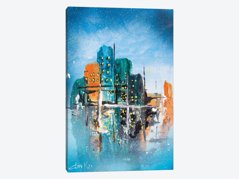 The City Lights by Claire Morand 1-piece Canvas Art