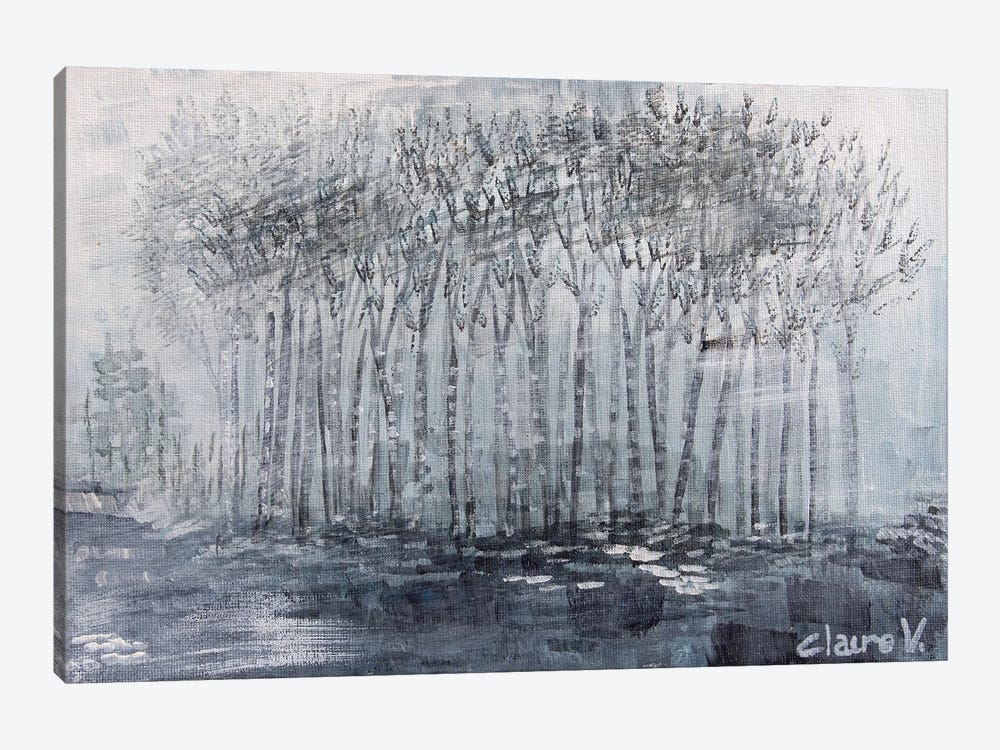 Blue Forest by Claire Morand 1-piece Art Print