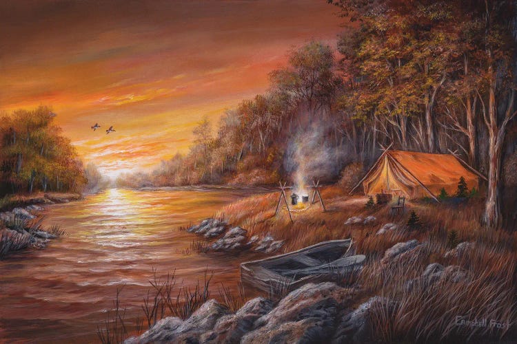 Autumn Campsite by Campbell Frost wall art