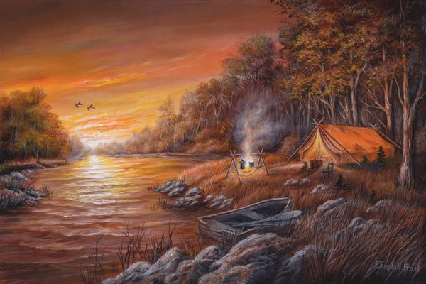 Campbell Frost: Autumn Campsite by Campbell Frost