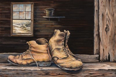 Retired by Campbell Frost framed wall art