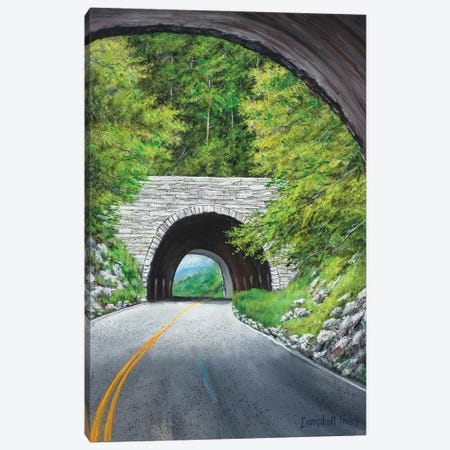 Blue Ridge Loop Canvas Print #CMF24} by Campbell Frost Art Print
