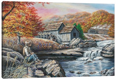 Autumn Dreamer Canvas Art Print - Campbell Frost