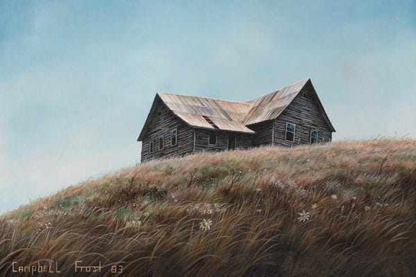 Grasses: Hilltop View by Campbell Frost