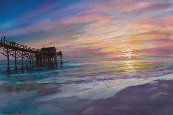 Campbell Frost: Old Folly Pier by Campbell Frost