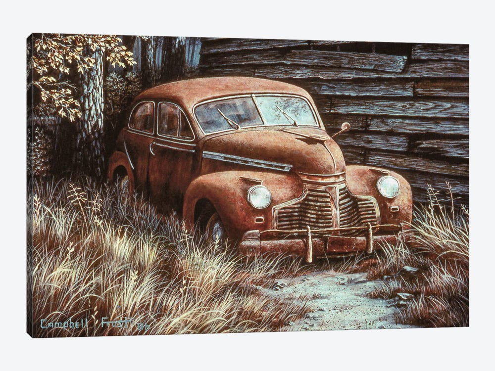 Parked by Campbell Frost 1-piece Canvas Art Print