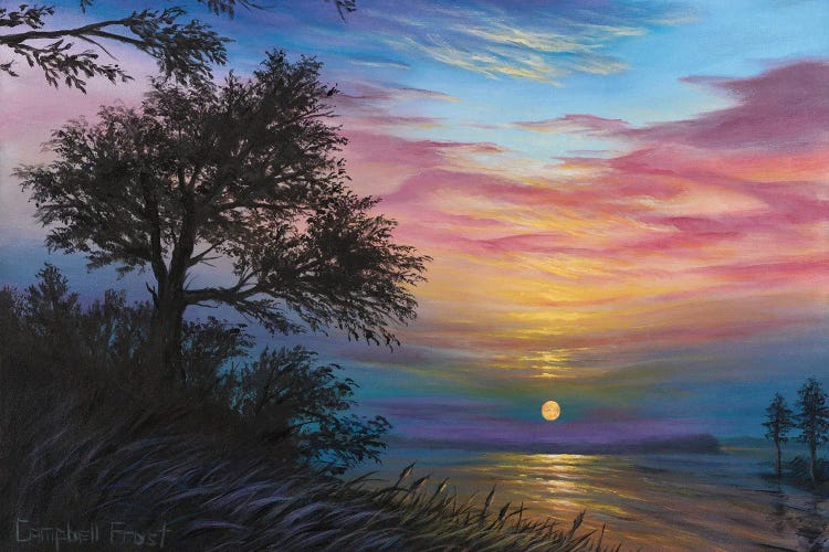 River Moon by Campbell Frost wall art