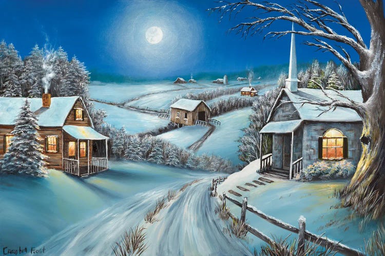 Snowy Night by Campbell Frost wall art