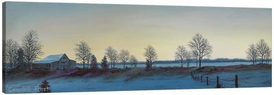 Winter's Morn Canvas Art Print - Campbell Frost