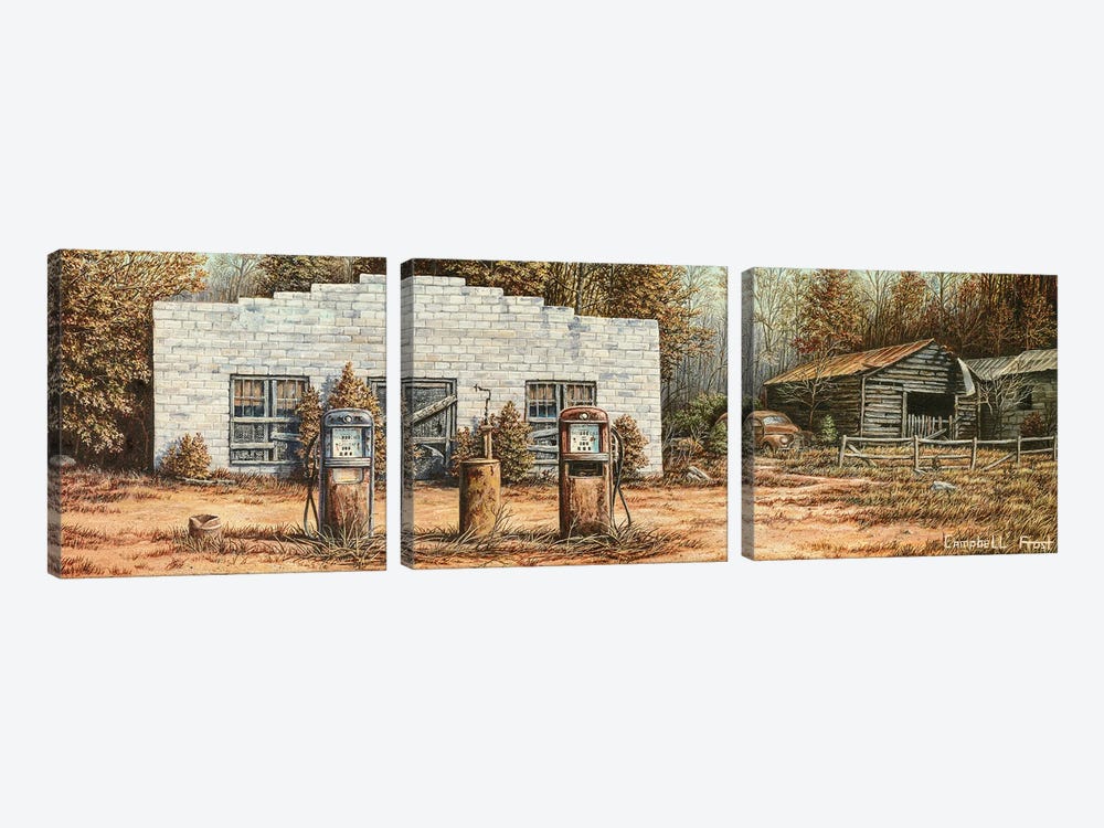 Thirty-One Cents A Gallon by Campbell Frost 3-piece Canvas Art