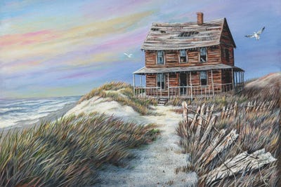 Yesterdays Vacation by Campbell Frost framed wall art