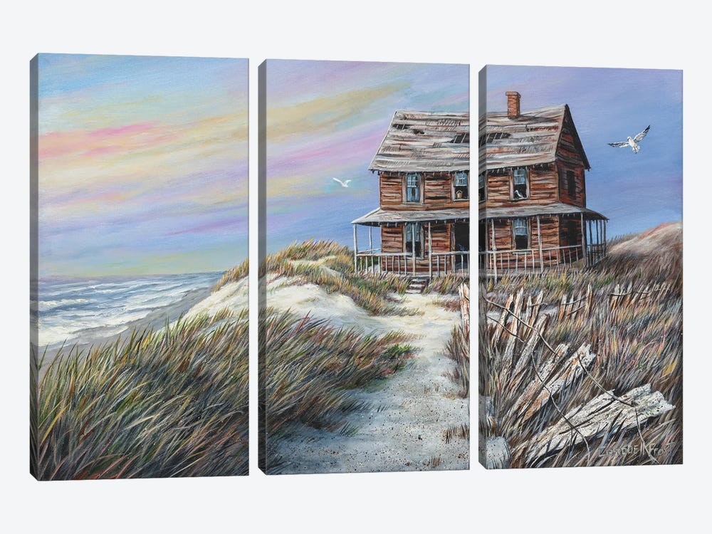 Yesterdays Vacation by Campbell Frost 3-piece Art Print