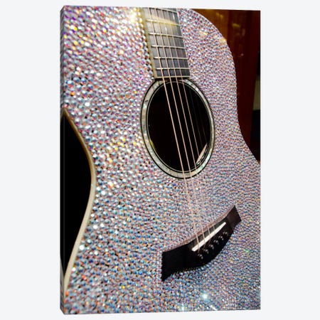Taylor Swift's Bejeweled Guitar, Country Music Hall Of Fame, Nashville, Tennessee, USA Canvas Print #CMH6} by Cindy Miller Hopkins Canvas Art Print