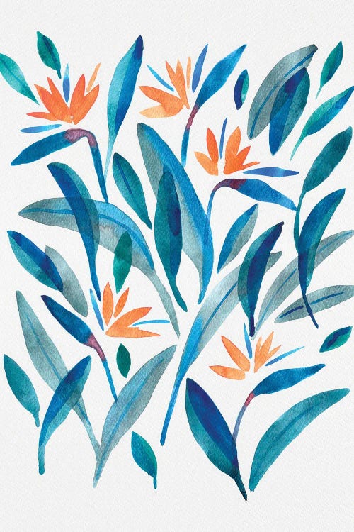 Bird of Paradise Flower II by Camila Juncos wall art