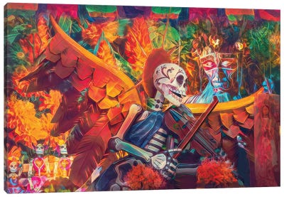 Tradition Canvas Art Print - Día de los Muertos Art