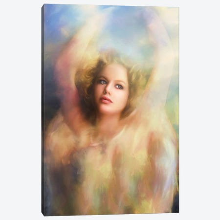 Botticelli's Angel Canvas Print #CMK122} by Claudia McKinney Canvas Artwork