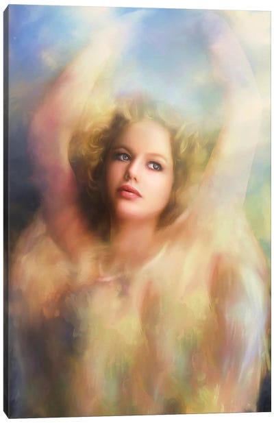 Botticelli's Angel Canvas Art Print - Claudia McKinney