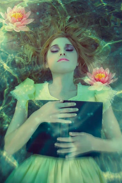 Water Lilies: Monet's Mermaid by Claudia McKinney