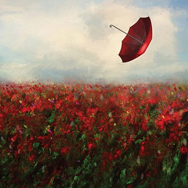 Umbrellas: Not A Care In The World by Claudia McKinney