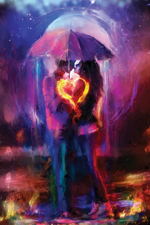 Crazy Little Thing Called Love by Claudia McKinney wall art