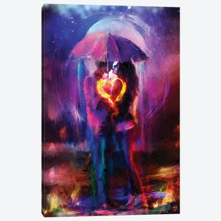 Crazy Little Thing Called Love Canvas Print #CMK15} by Claudia McKinney Canvas Print