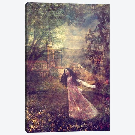 I Long To Be A Princess Canvas Print #CMK160} by Claudia McKinney Canvas Wall Art