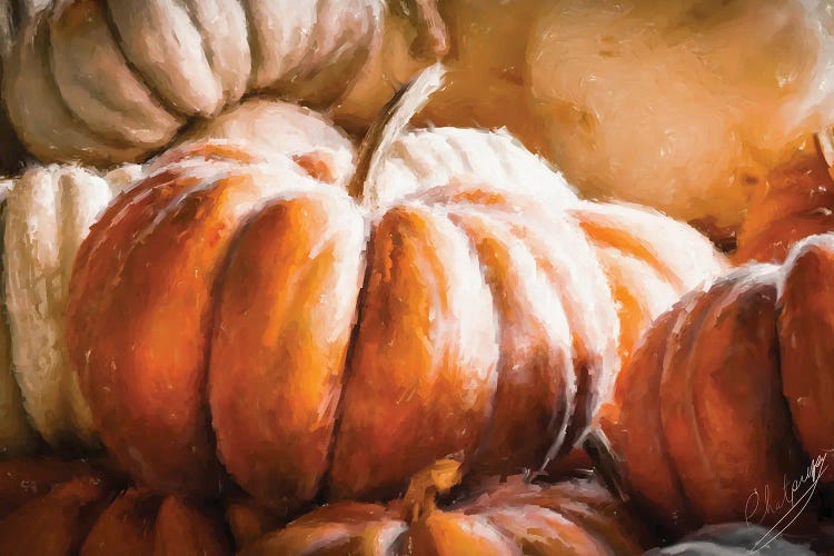 Pumpkins Pumpkins by Claudia McKinney wall art