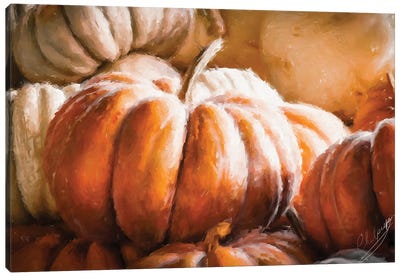 Pumpkins Pumpkins Canvas Art Print - Pumpkins