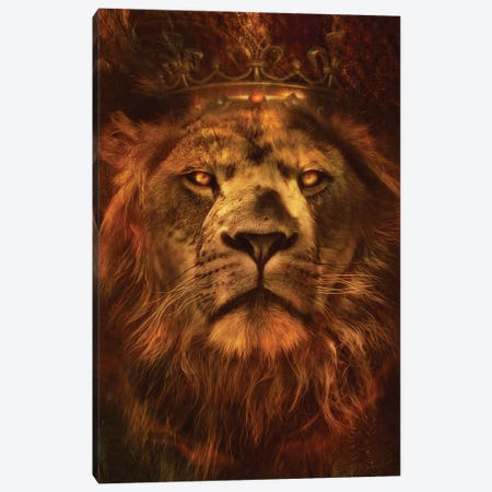 The King's Victory Canvas Print #CMK169} by Claudia McKinney Canvas Wall Art