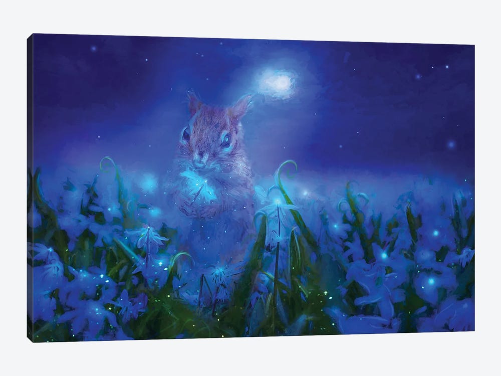 Magic In The Moonlight by Claudia McKinney 1-piece Canvas Art