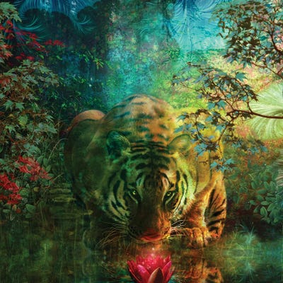 Regal Serenity by Claudia McKinney art print